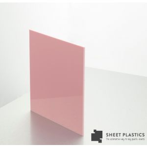 5mm Baby Pink Acrylic Sheet Cut To Size