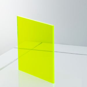 10mm Green Fluorescent Sheet Cut To Size