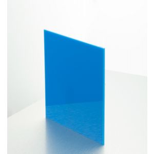 5mm Light Blue Acrylic Sample 150 X 150mm