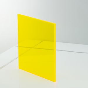 5mm Yellow Fluorescent Sheet Cut To Size