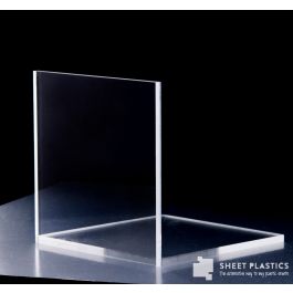 4mm Clear Plastic Acrylic Perspex Cut to 750 X 500mm 